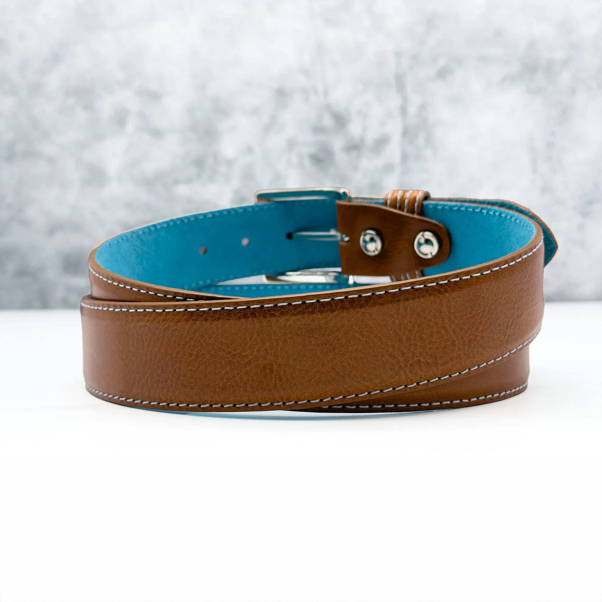 Italian Calf Belt: Tan