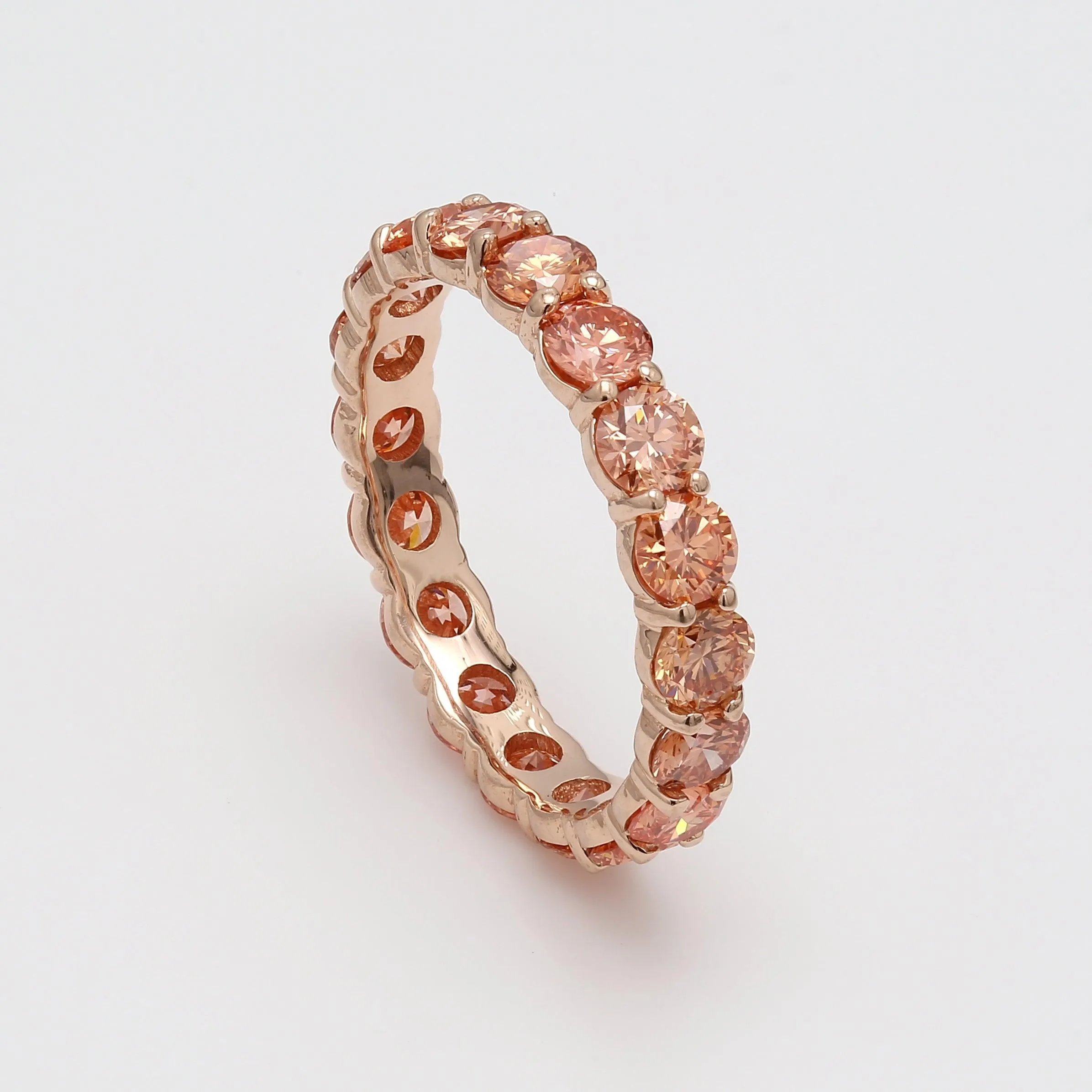 Ivory Ring - 2 1/2 Ct. T.W. Orange