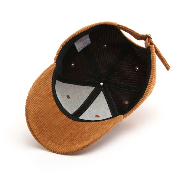 Japanese Corduroy Warm Baseball Cap 日系燈芯絨保暖棒球帽 KCHT2238