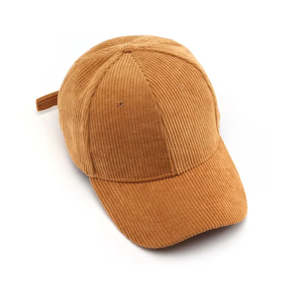 Japanese Corduroy Warm Baseball Cap 日系燈芯絨保暖棒球帽 KCHT2238