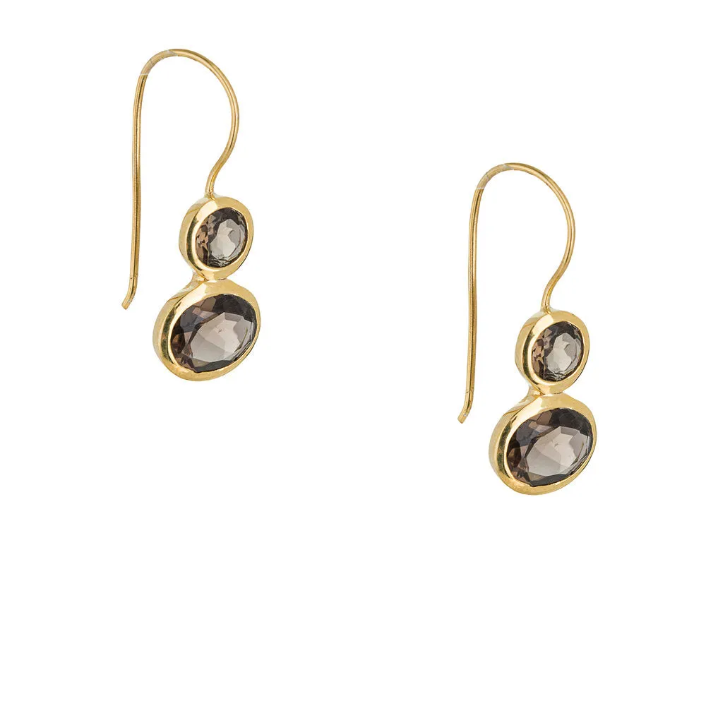 Jessica, Smokey Quartz Earrings