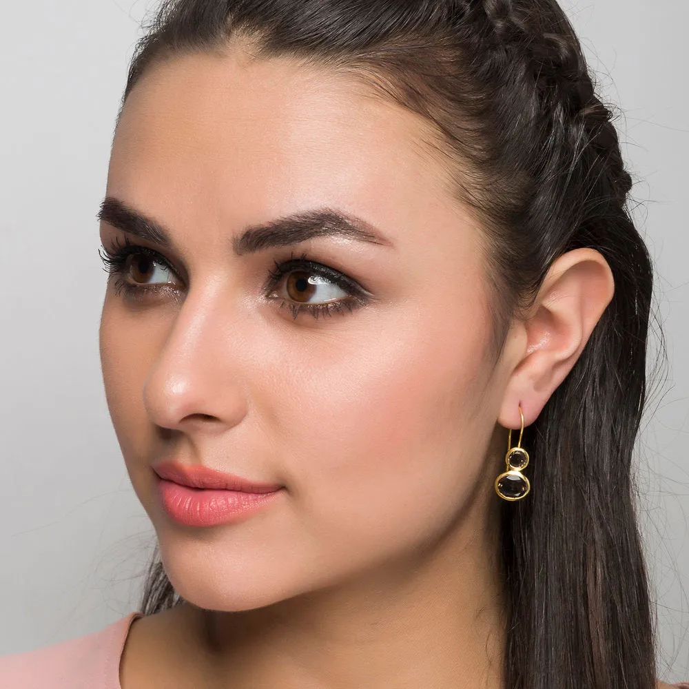 Jessica, Smokey Quartz Earrings