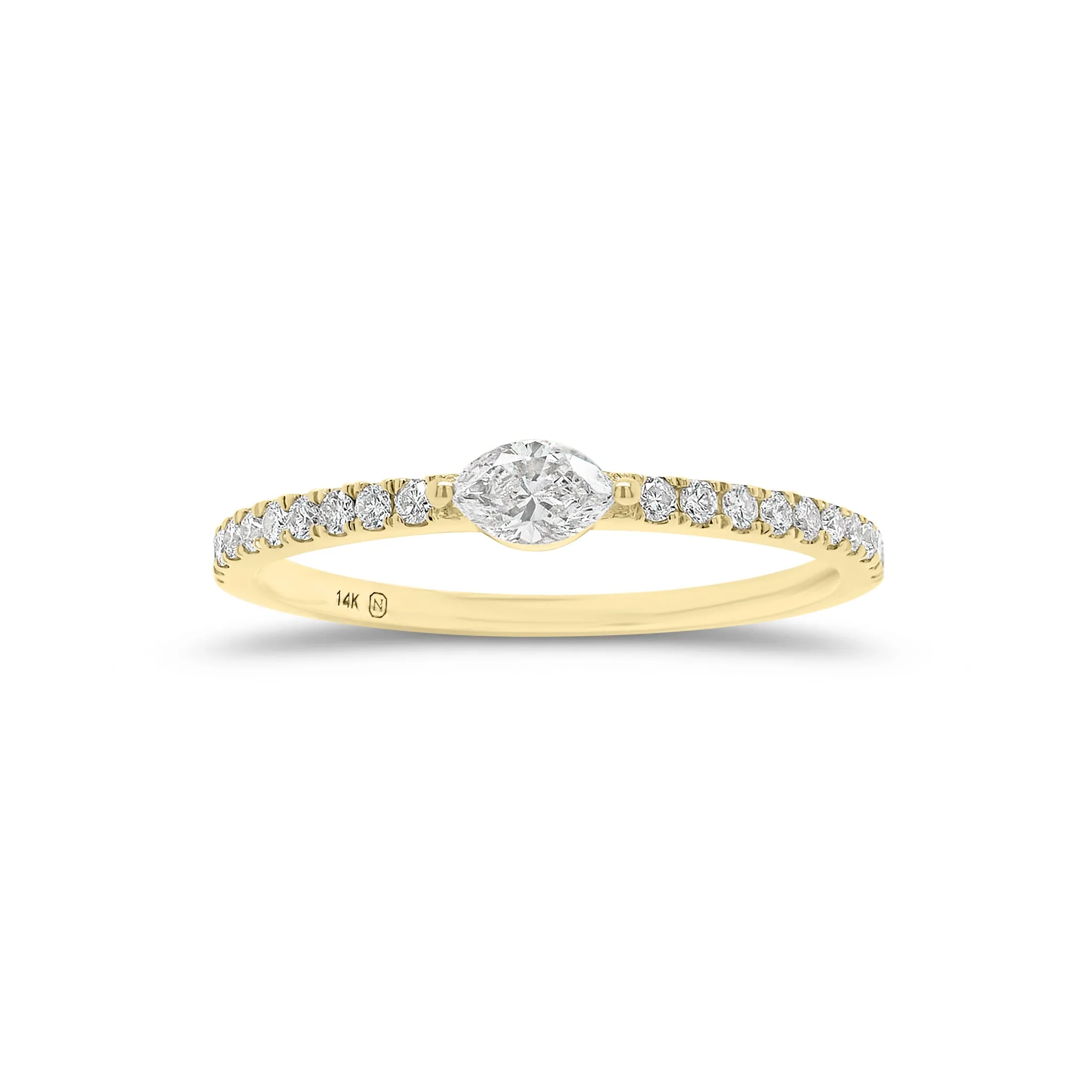 Marquise Diamond Petite Ring
