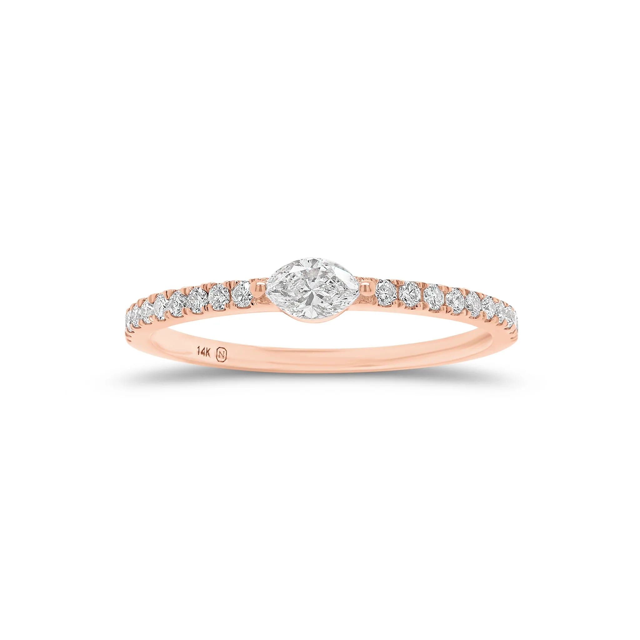 Marquise Diamond Petite Ring