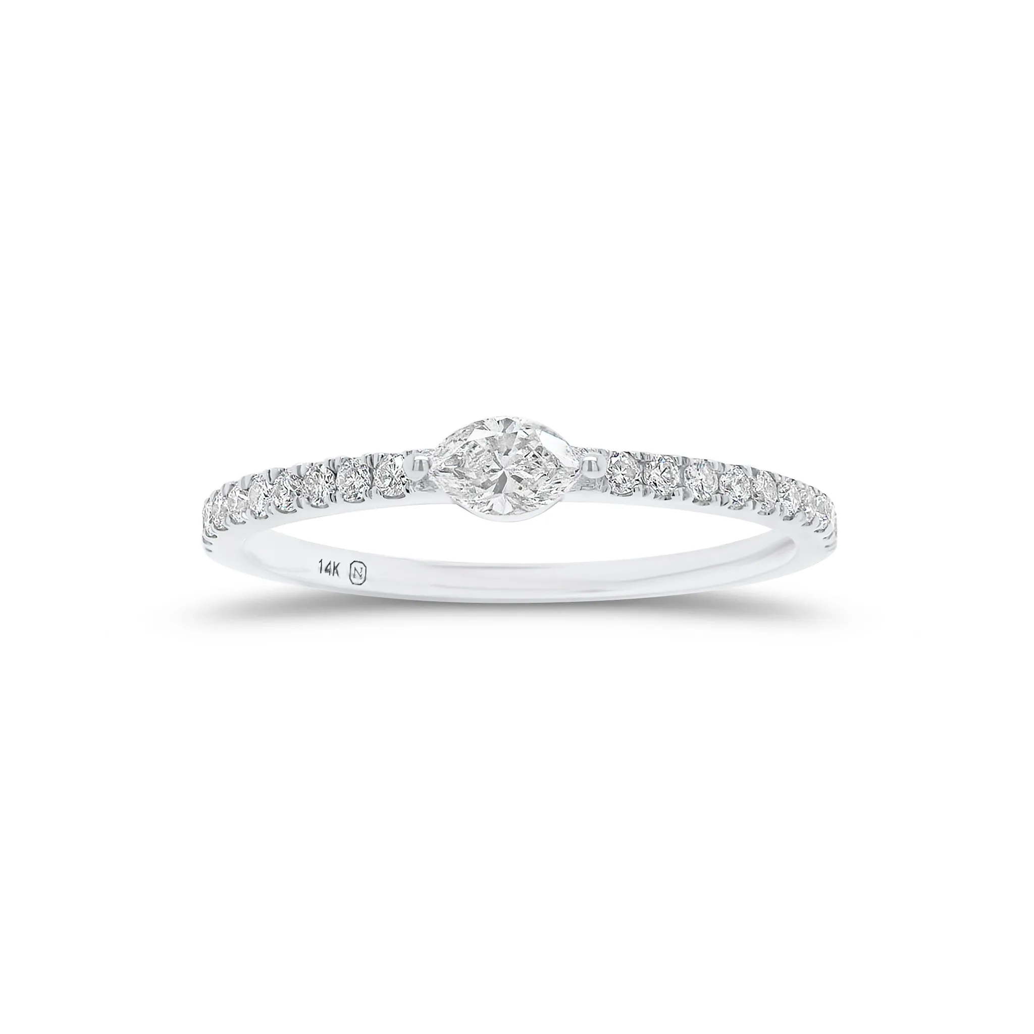 Marquise Diamond Petite Ring