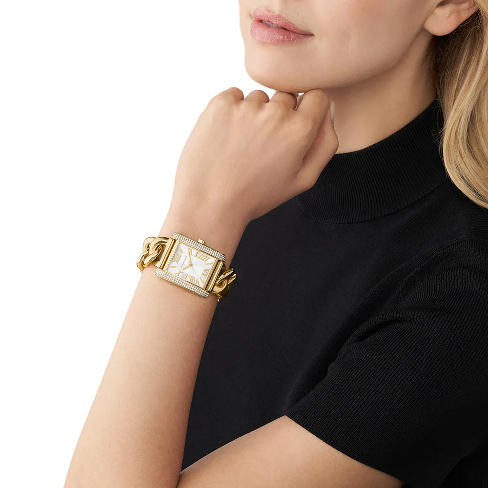 Michael Kors MK7300 Emery Curb Chain Bracelet Watch