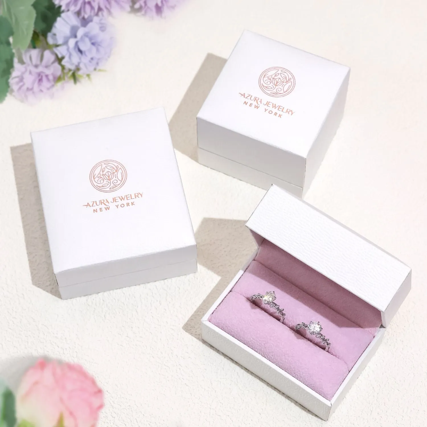 Midnight Veil London Blue Topaz Ring and Necklace Set