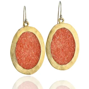 Mirror Carnelian Earrings