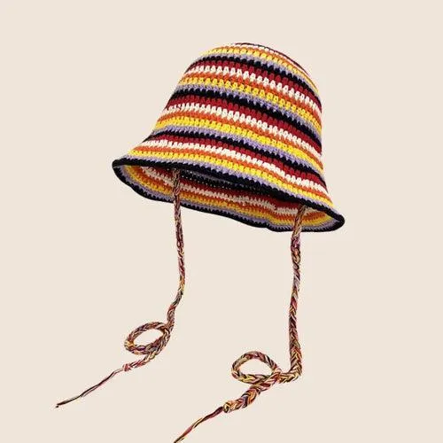 New Crochet Korean Handmade Bucket Hat - Sexikinis Swim