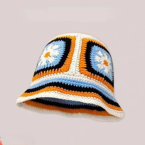 New Crochet Korean Handmade Bucket Hat - Sexikinis Swim