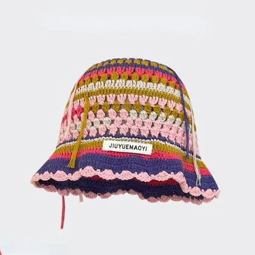 New Crochet Korean Handmade Bucket Hat - Sexikinis Swim