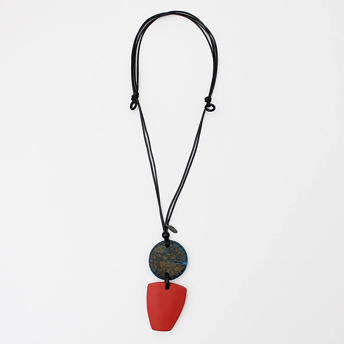 Orange and Blue Faye Pendant