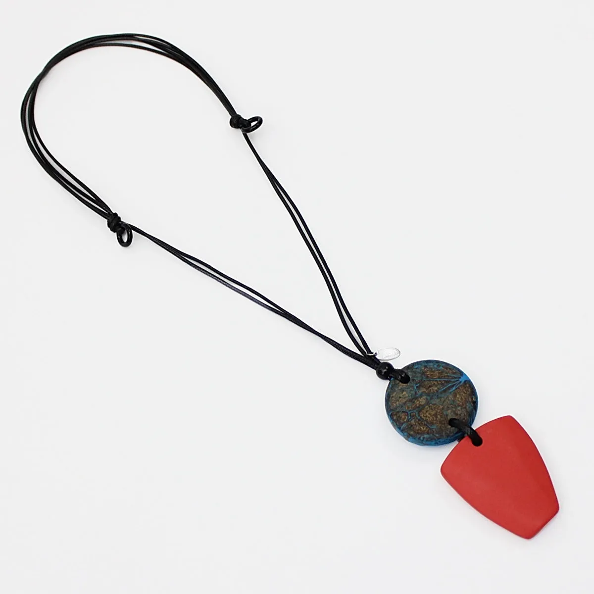 Orange and Blue Faye Pendant