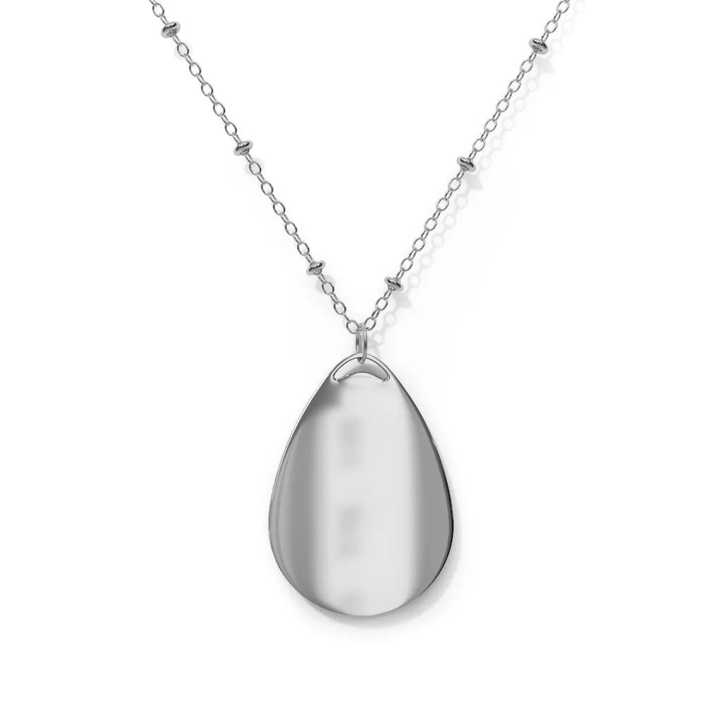 Oval Necklace AL BLUE DESIGNED