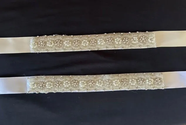 Pearl and Diamante belt