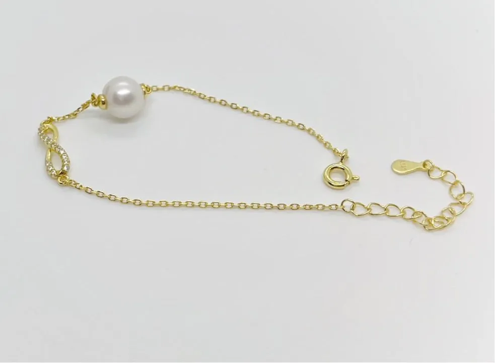 Perfectly round Freshwater pearl bracelet