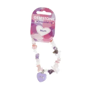 PINK GEMSTONE BRACELET MUM