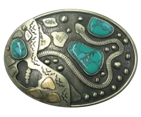 "Snake River" Belt Buckle