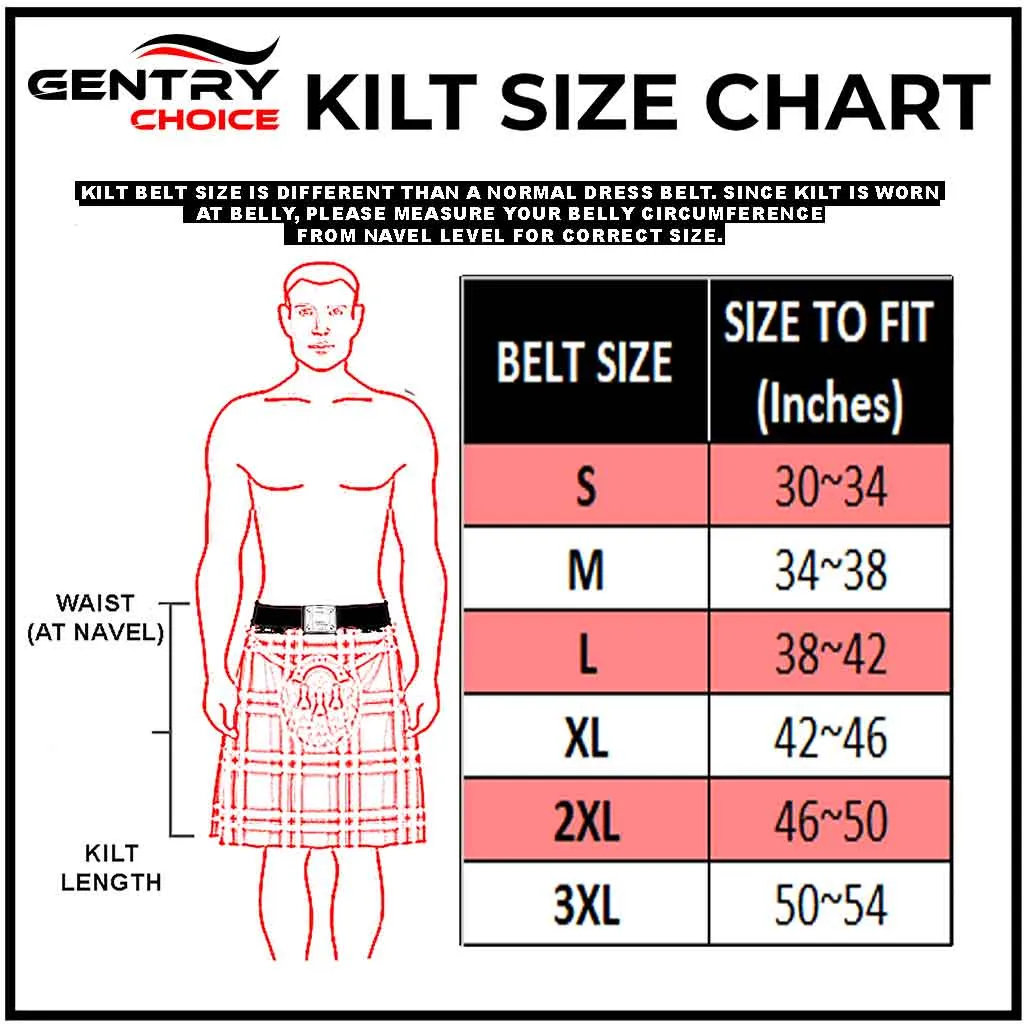 Rampant Lion Kilt Belt