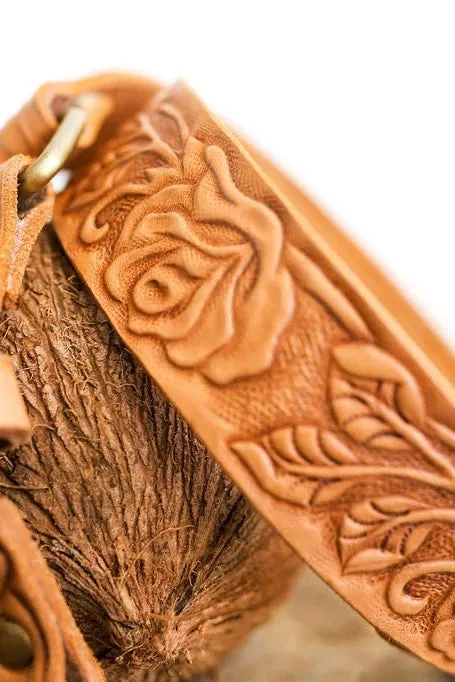 ROSA LEATHER BELT CAMEL