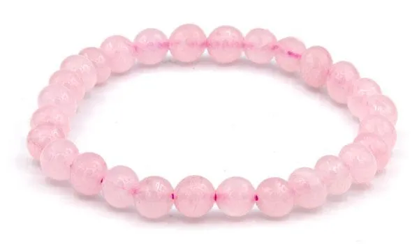 Rose Quartz Natural Gemstone Bracelet