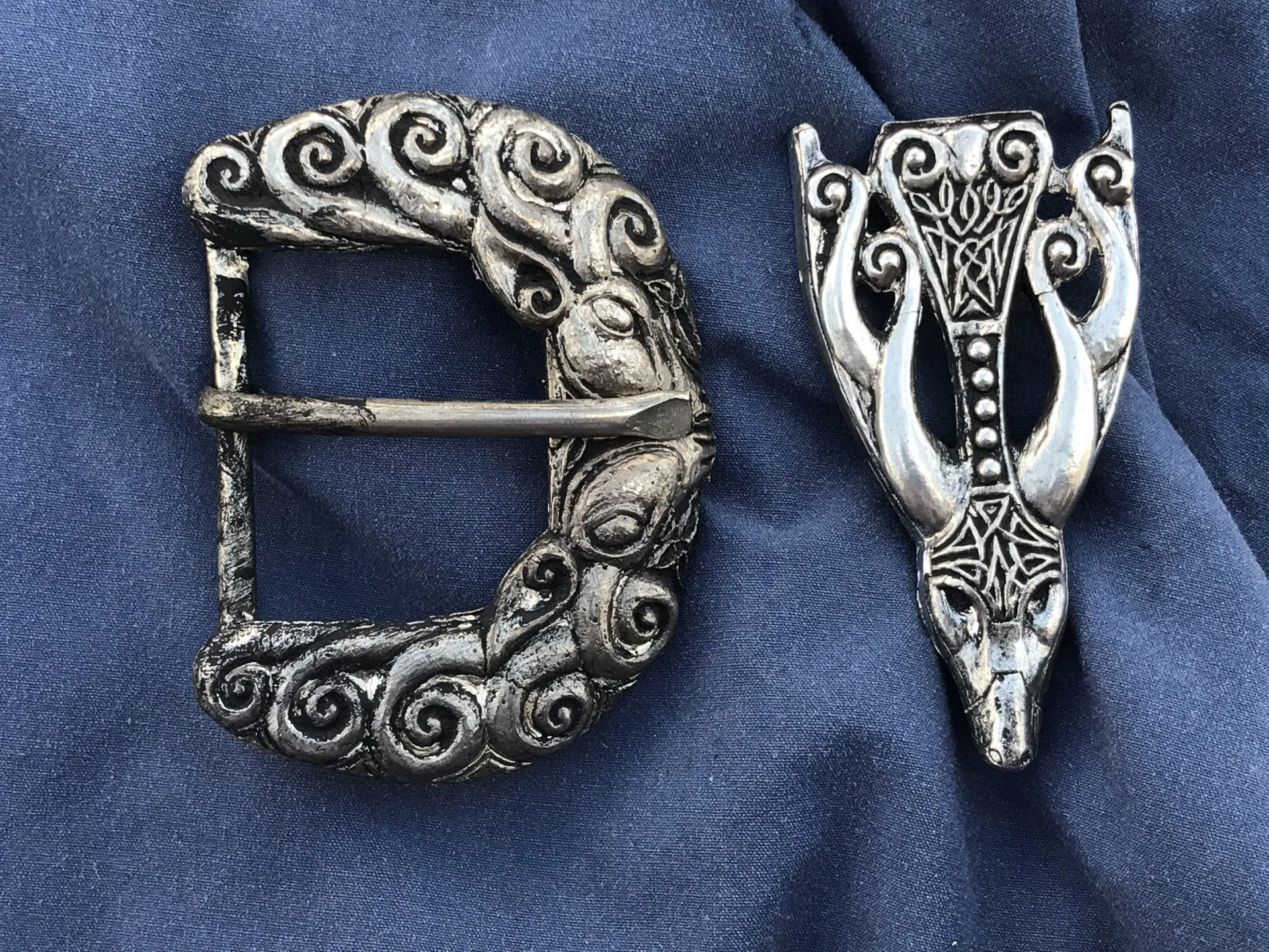 Saxon Stag Belt Set (1.5") - W01B57