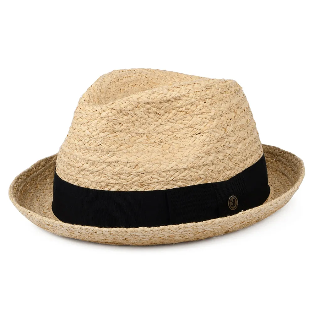 Saybrook Raffia Trilby Hat Natural Wholesale Pack