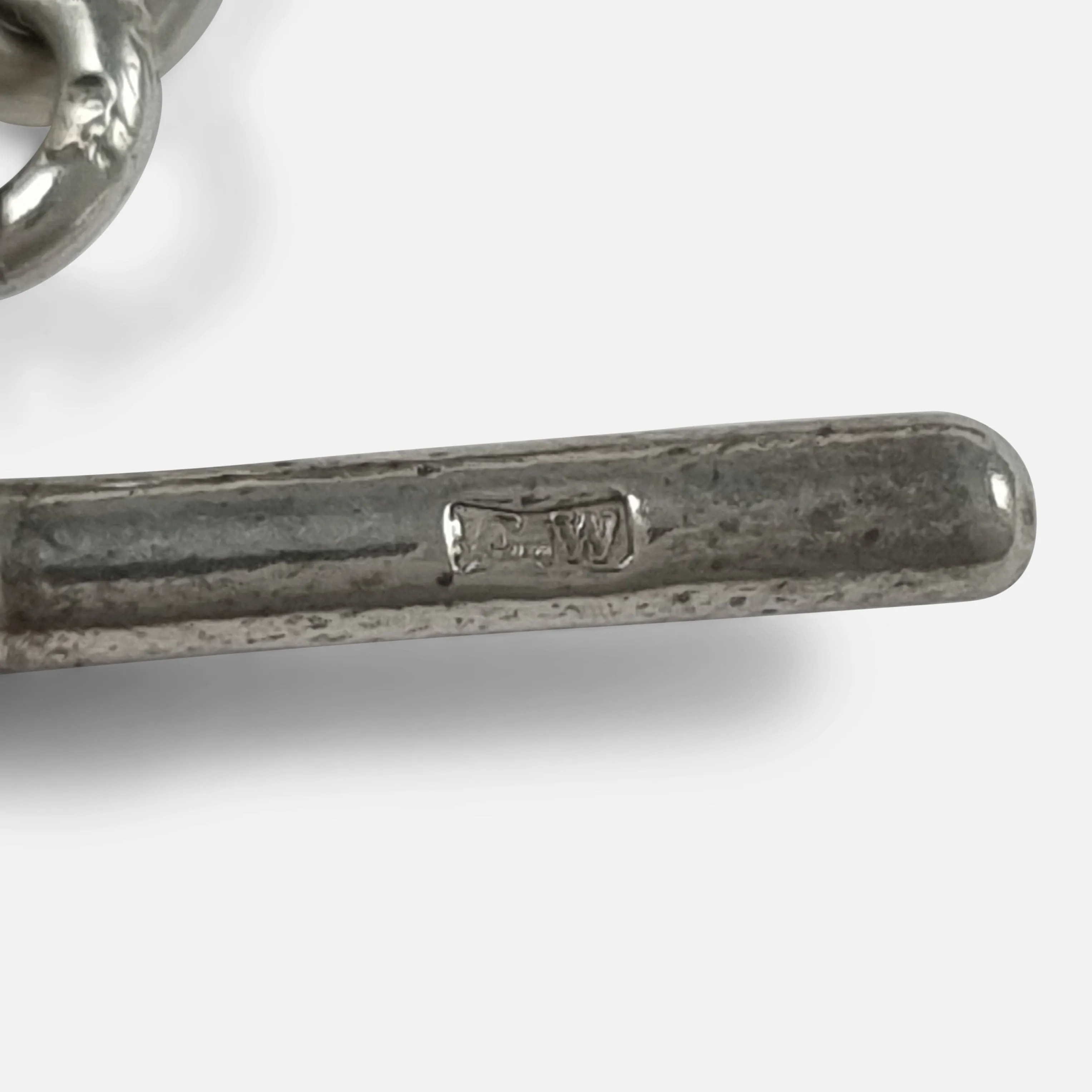 Silver Graduating Albert Watch Chain, 89.7g
