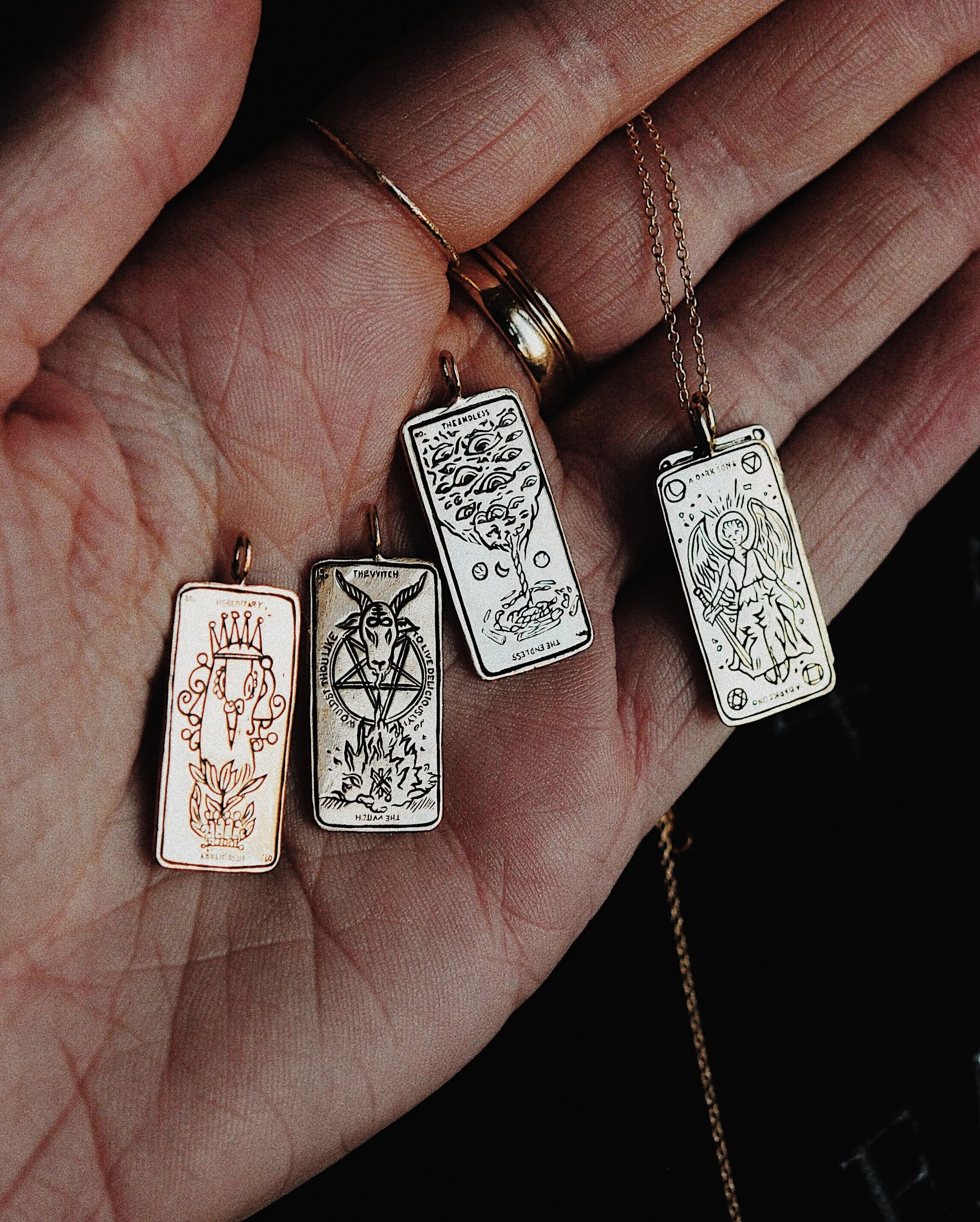 The Endless Tarot Card Necklace