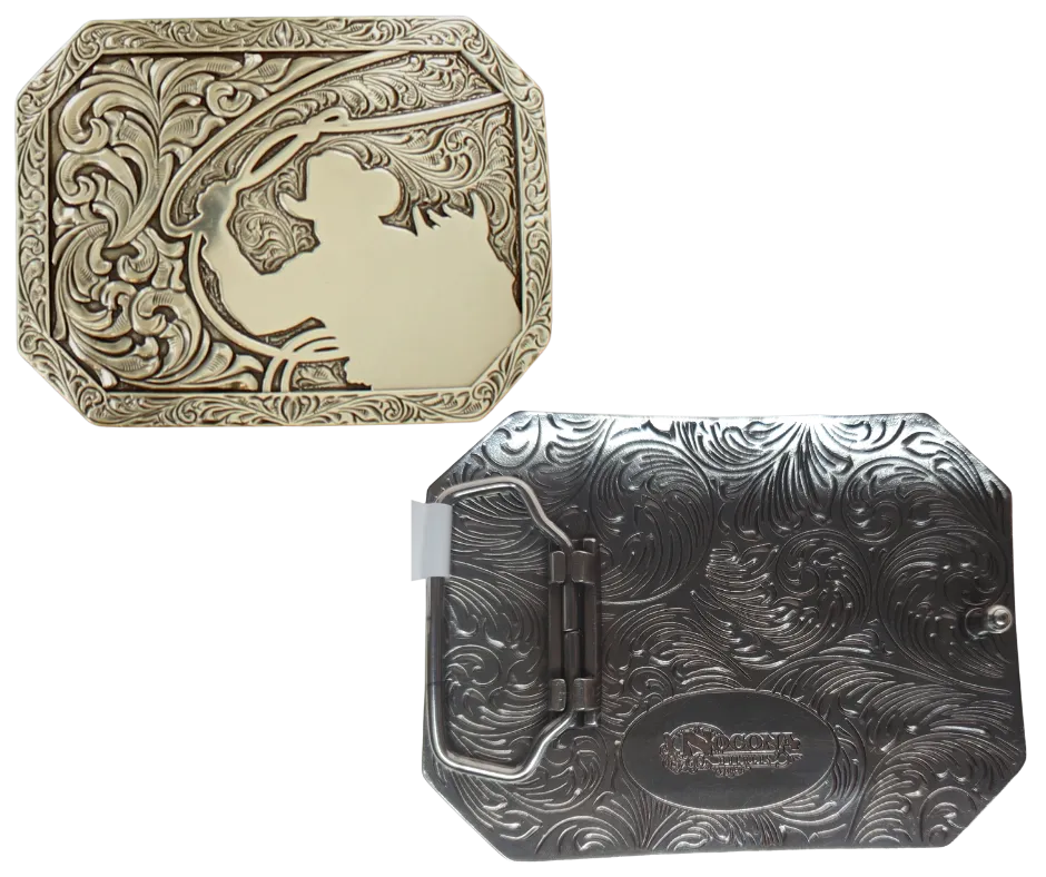 The "Roper" Western Buckle
