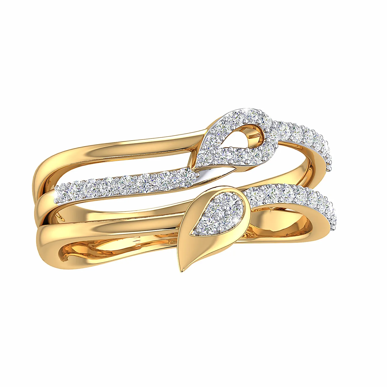 THE RAEVENEA LEAF RING