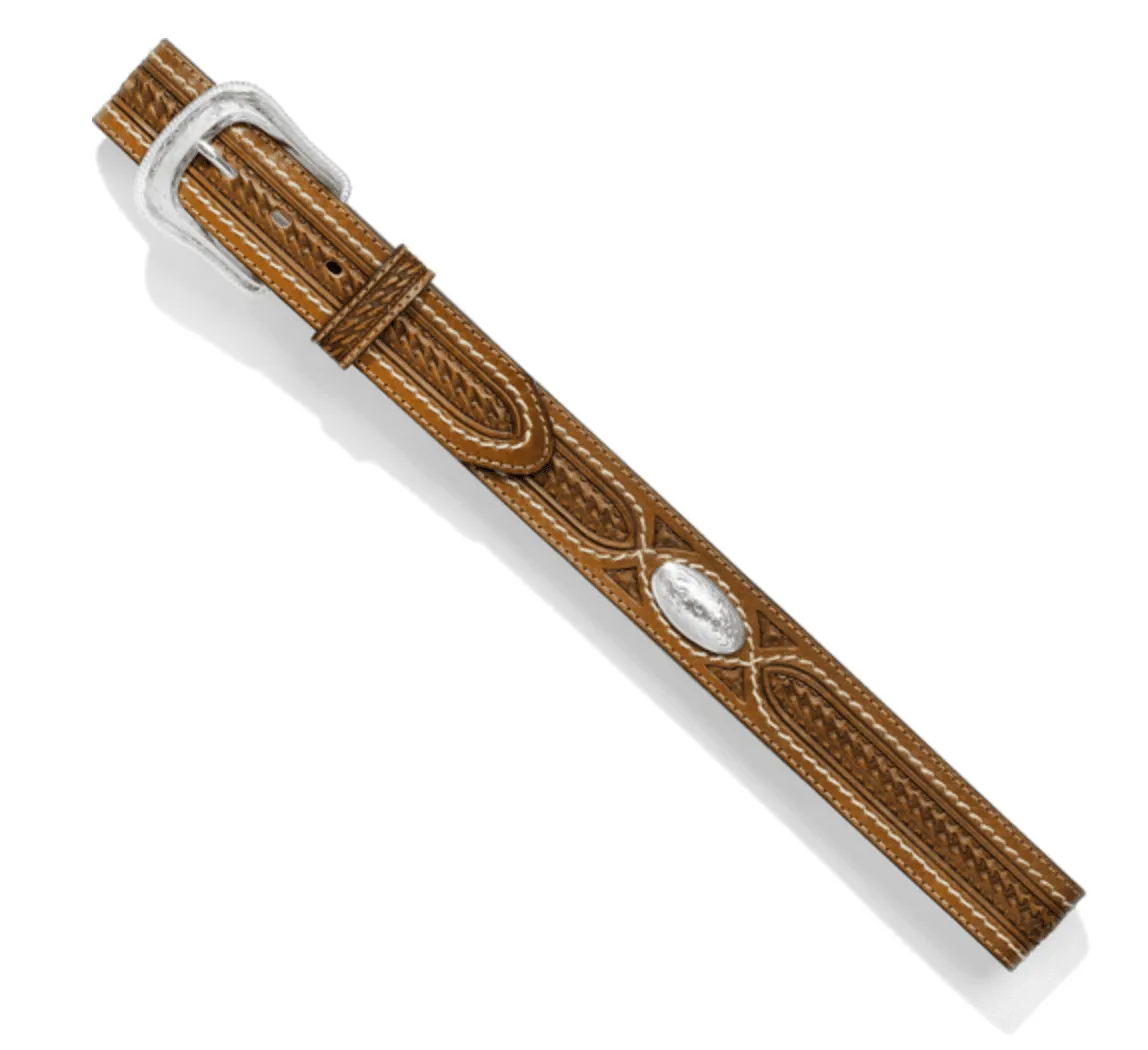 Tony Lama Men's Cross Creek Ridge Leather Belt C42644