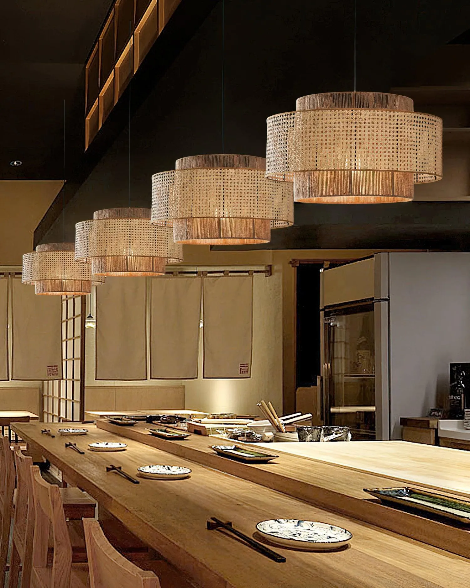 Triela Rattan Weaving Pendant Lamp
