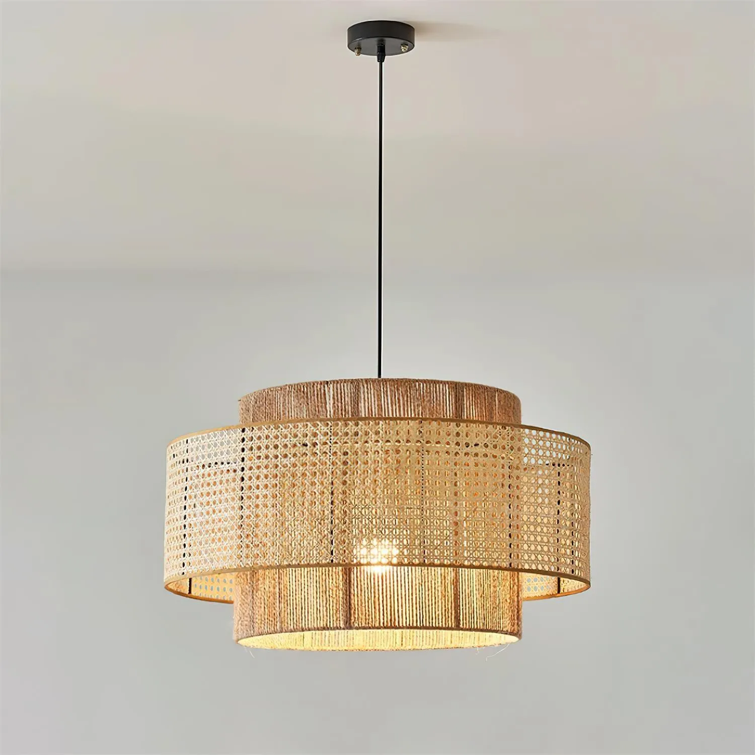 Triela Rattan Weaving Pendant Lamp