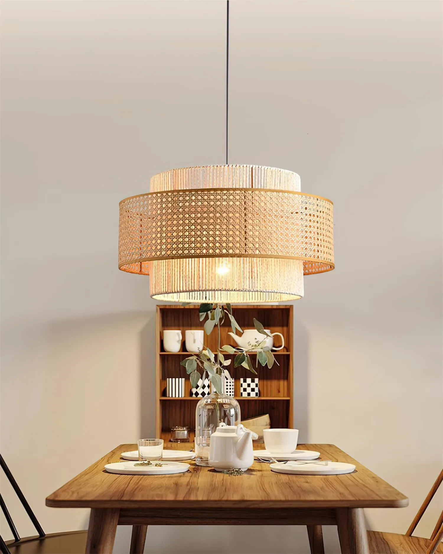 Triela Rattan Weaving Pendant Lamp