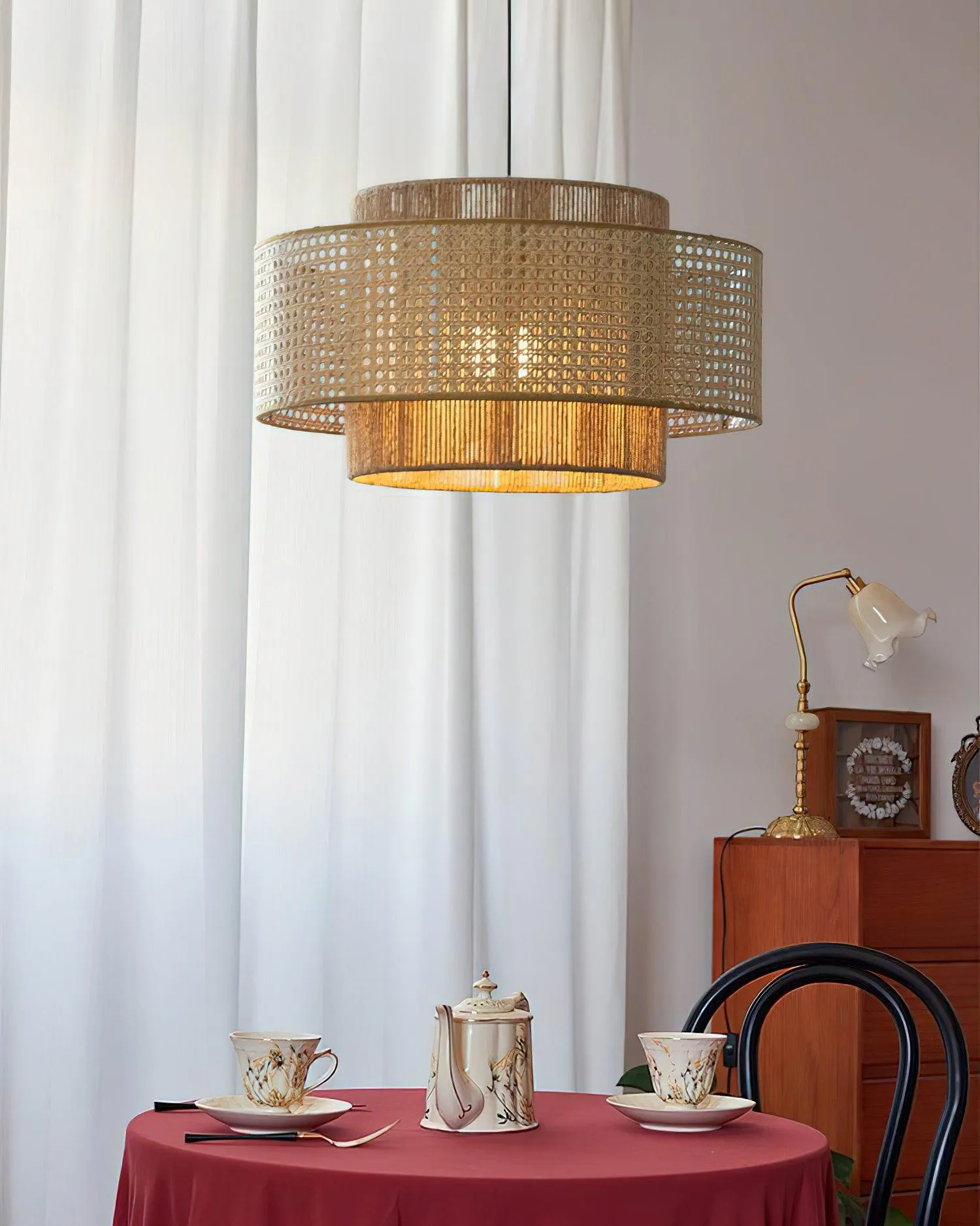 Triela Rattan Weaving Pendant Lamp