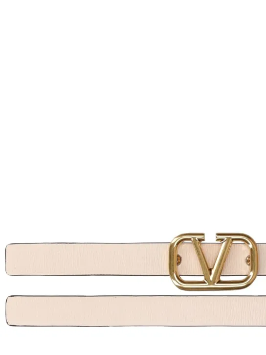Valentino Garavani   10mm Vlogo reversible belt 