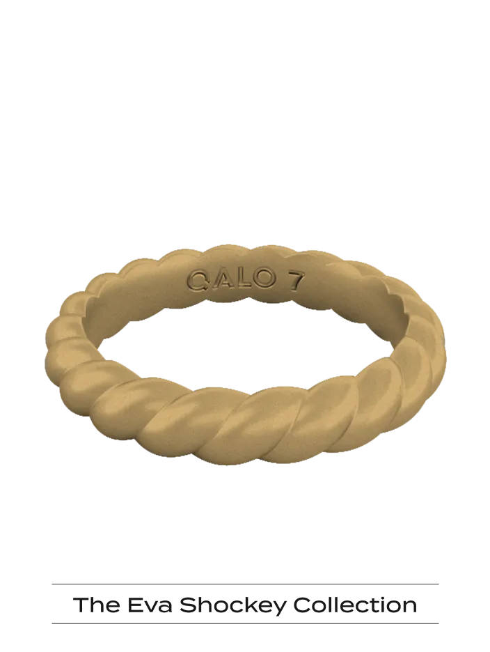 Women's Eva Shockey Twist Stackable Silicone Ring