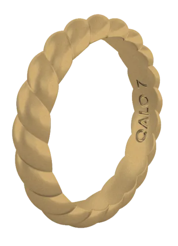 Women's Eva Shockey Twist Stackable Silicone Ring