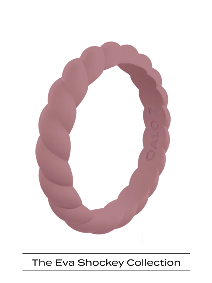 Women's Eva Shockey Twist Stackable Silicone Ring