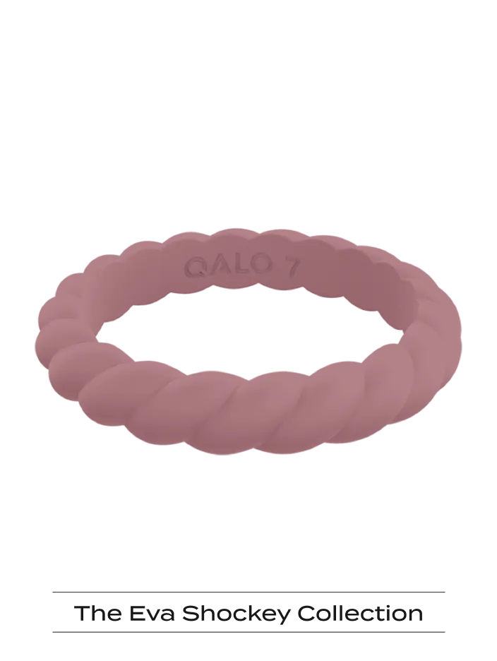 Women's Eva Shockey Twist Stackable Silicone Ring