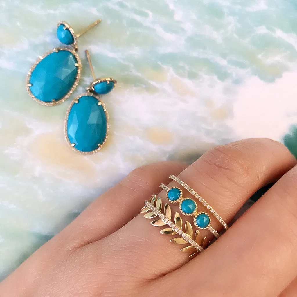Wreath Ring with Diamonds