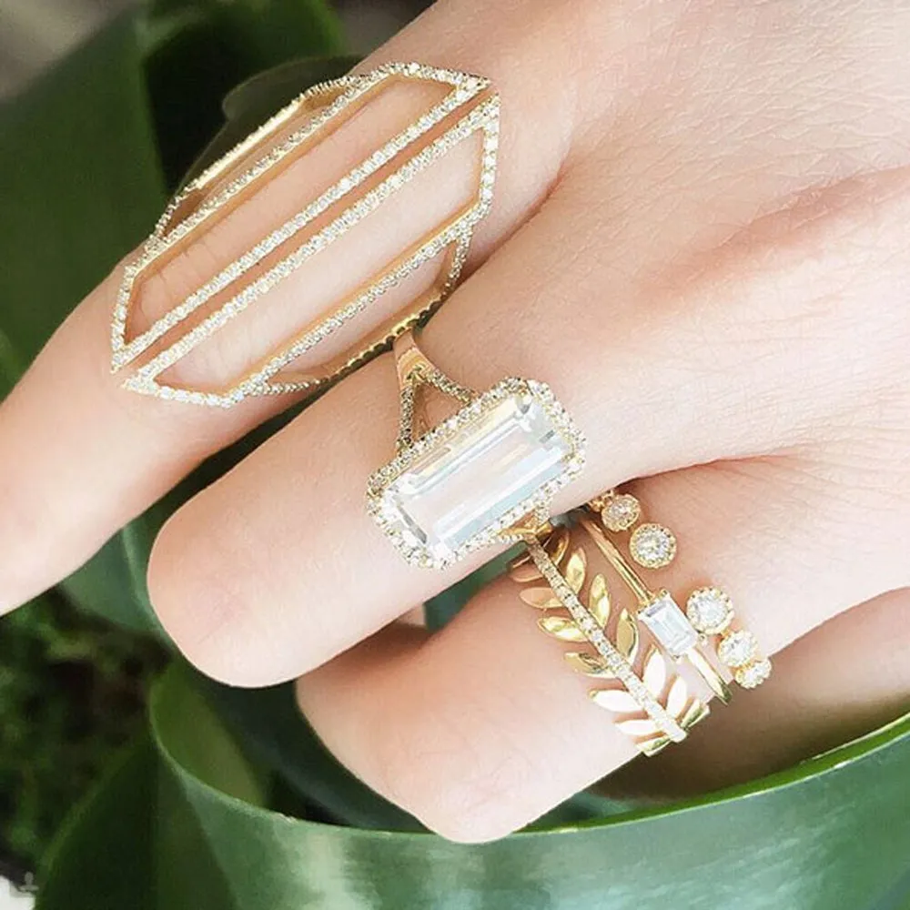 Wreath Ring with Diamonds