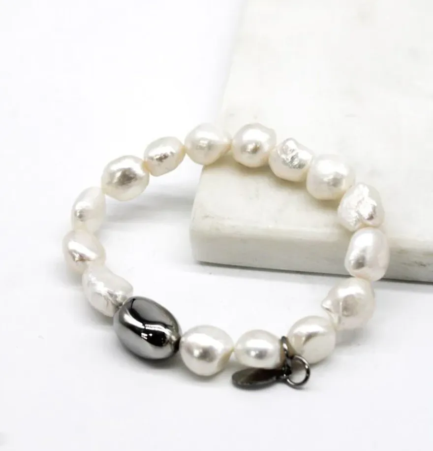 Zjoosh White Pearl Bracelet Range