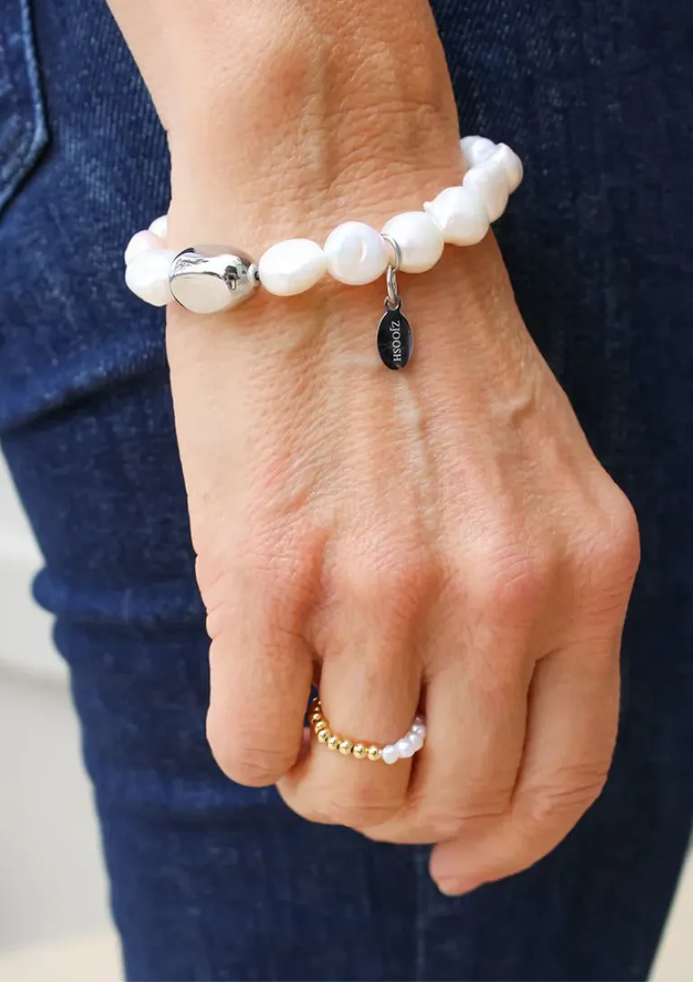 Zjoosh White Pearl Bracelet Range